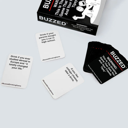 Buzzed Buzzed (21+) – By The Board Games & Entertainment