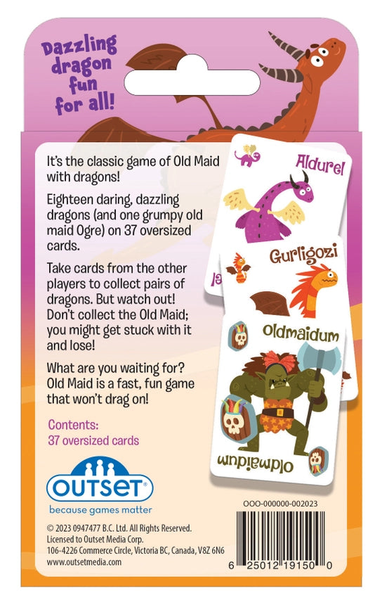Dragons Old Maid Card Game