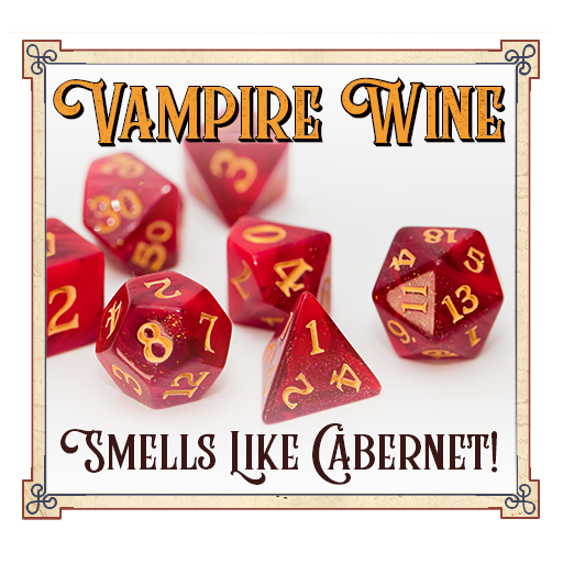 Vampire Wine Scented Dice