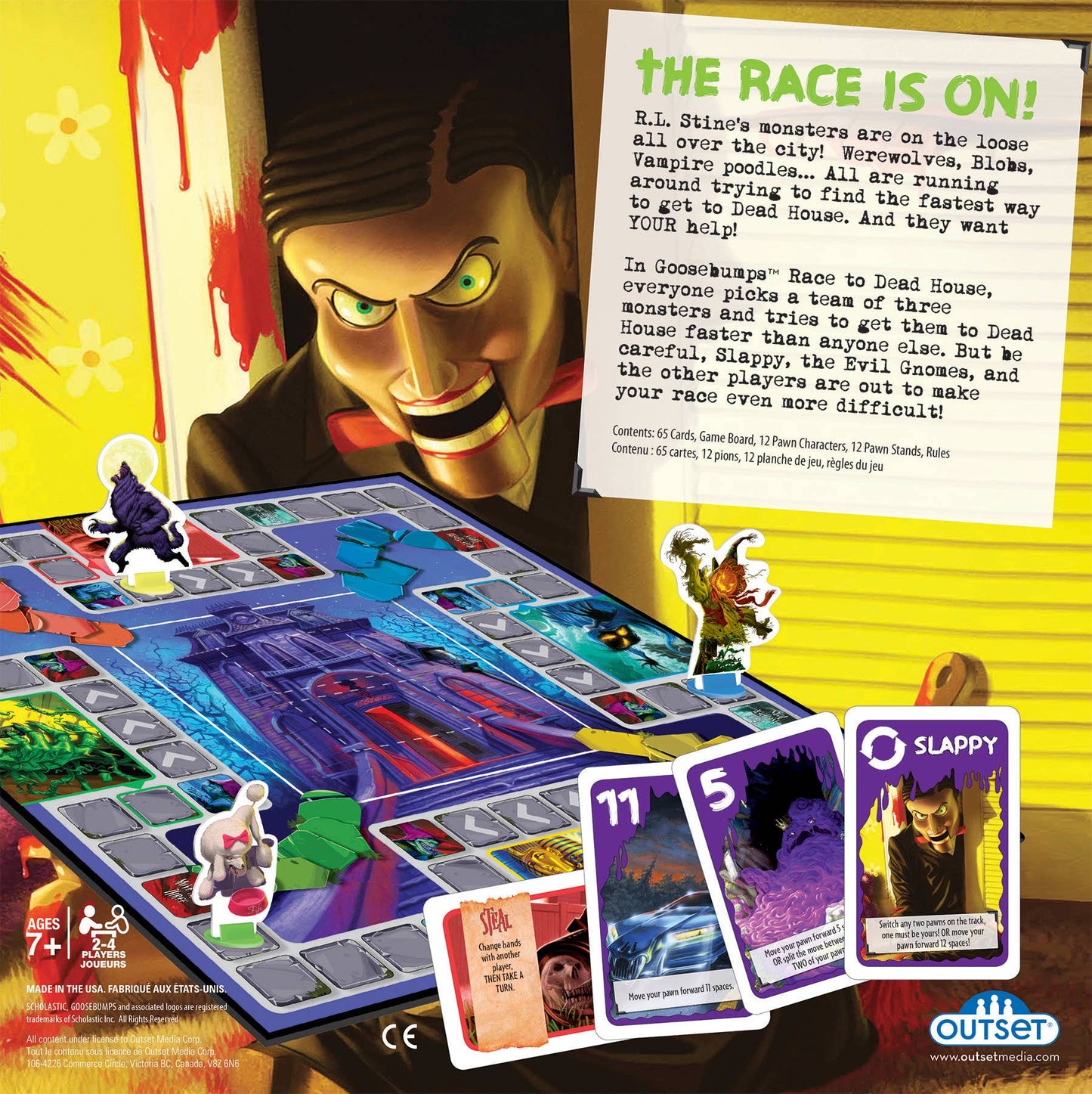 Goosebumps: Race to Dead House Board Game