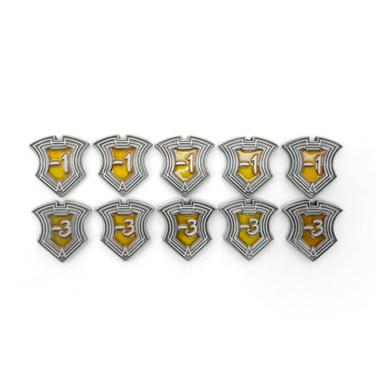 Amber CCG Shield Tokens