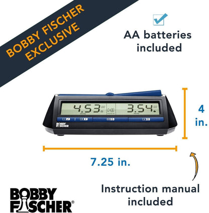 Bobby Fischer Digital Chess Clock/Timer