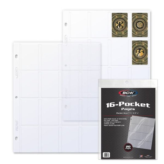 Pro 16-Pocket Topload Pages (20)