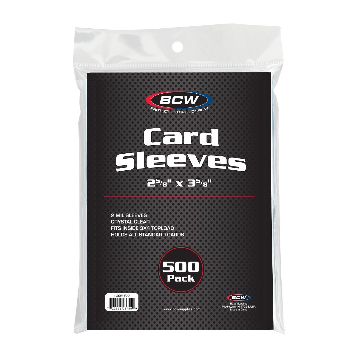 game card sleeves packing BCW Standard Card Sleeves