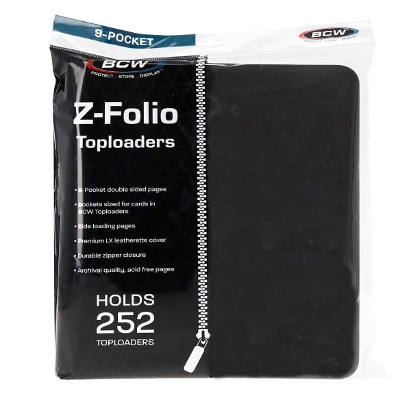 Z-Folio 9-Pocket LX Binder - Toploader