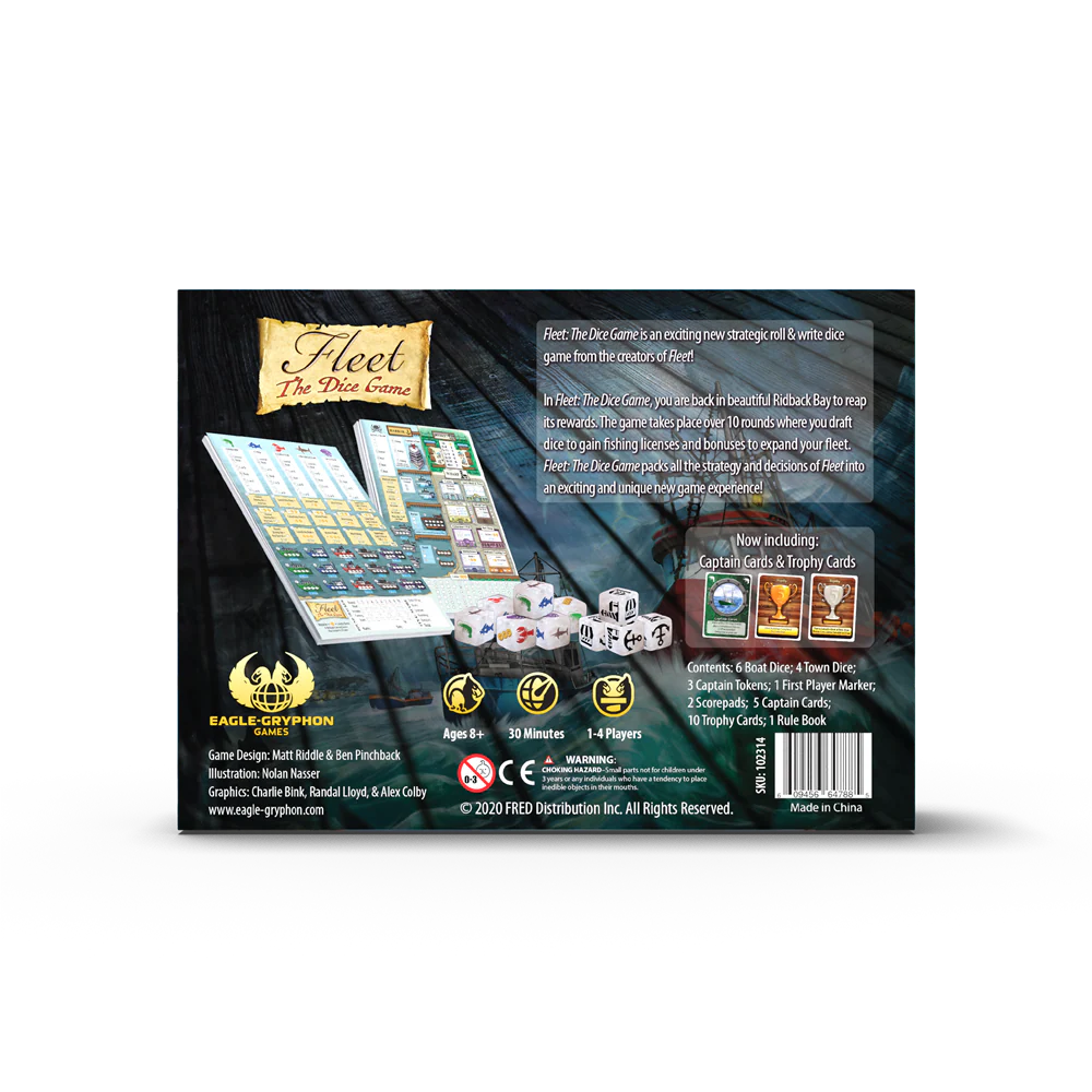 Fleet: The Dice Game (2nd Edition) Bookshelf Bundle