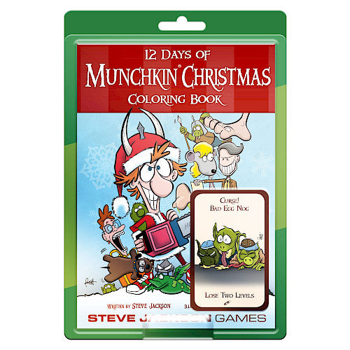 [DAMAGED] 12 Days of Munchkin Christmas Coloring Book
