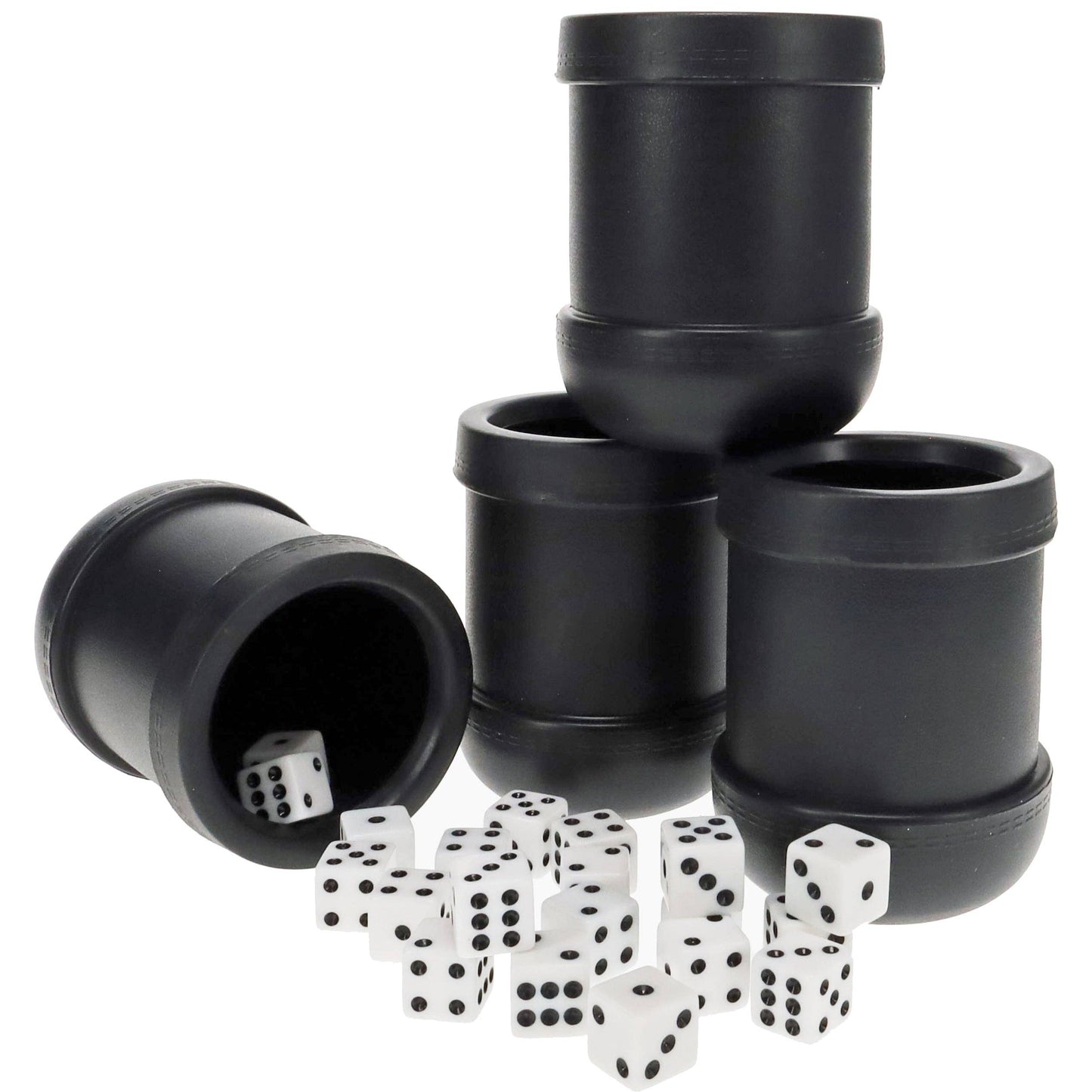 Liar's Dice Set of 4 Plastic Cups