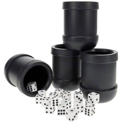 Liar's Dice Set of 4 Plastic Cups