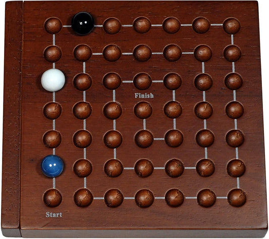 Cat & Mouse Wooden Travel Game - 5 inches