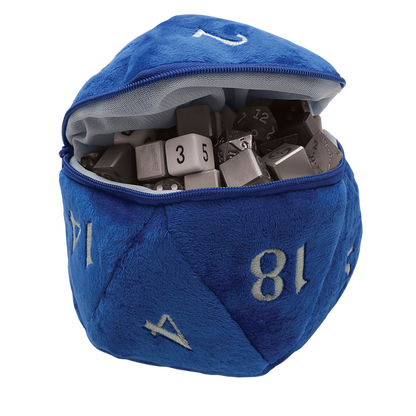 D20 Plush Dice Bag