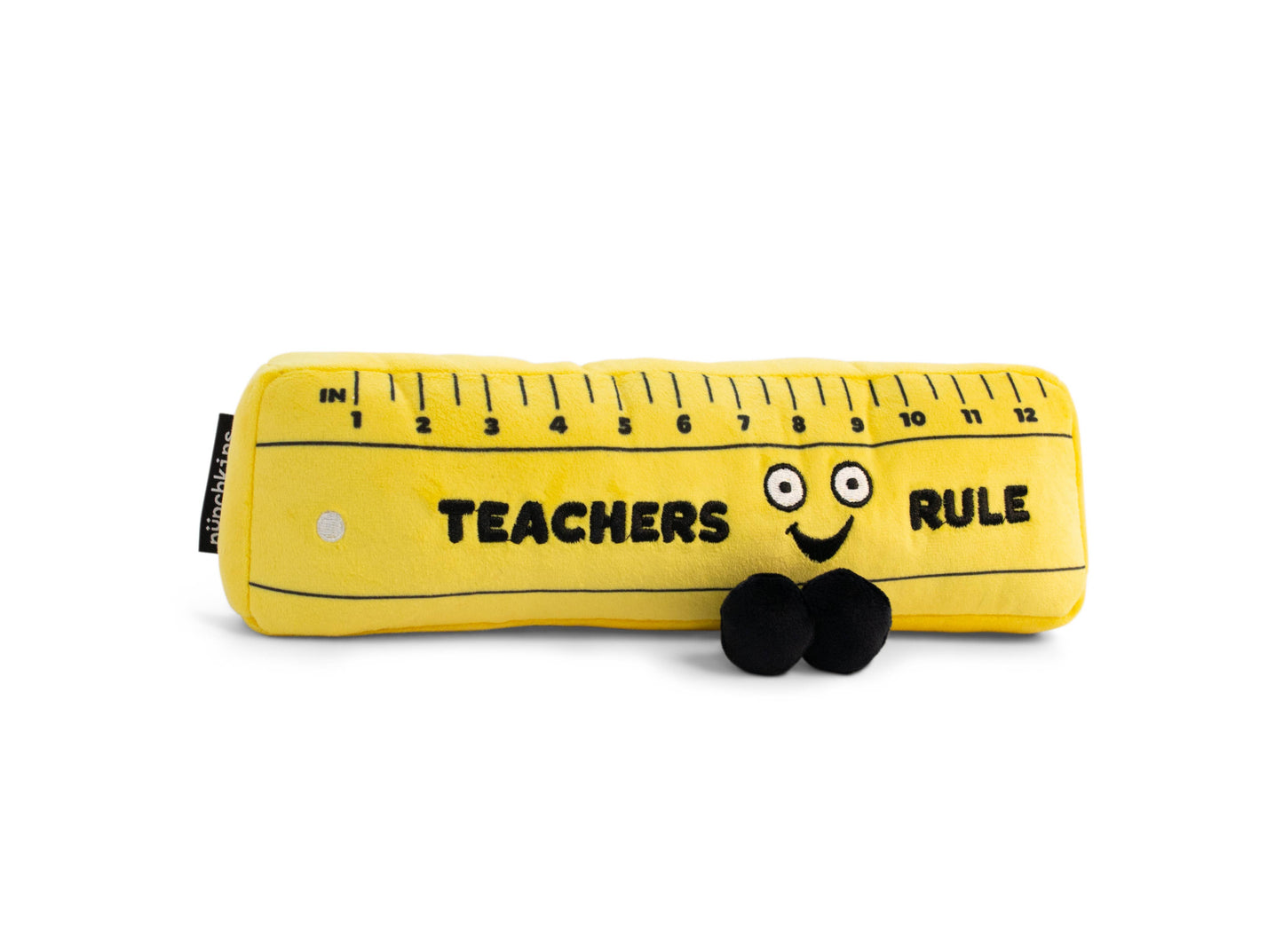 Teachers Rule Plush Ruler  Teacher Gift Toy Funny Cute