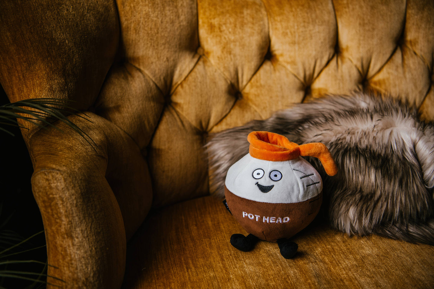 Plush Coffee Pot  Pot Head