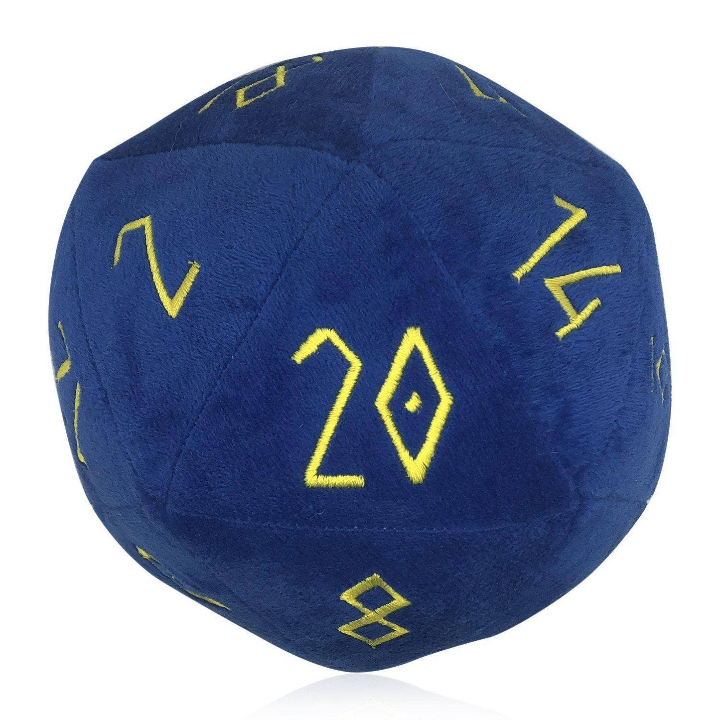 Noble Blue Plushie Boulder D20 Soft Dice