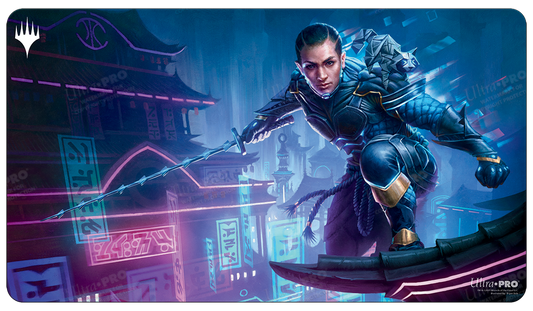 Magic: The Gathering: Kamigawa Neon Dynasty Kaito Shizuki Standard Gaming Playmat