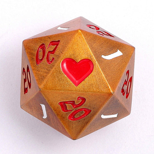 Critical Single D20 - Gold