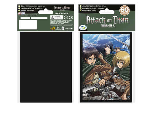 Officially Licensed Attack on Titan YGO Sleeves - Trio