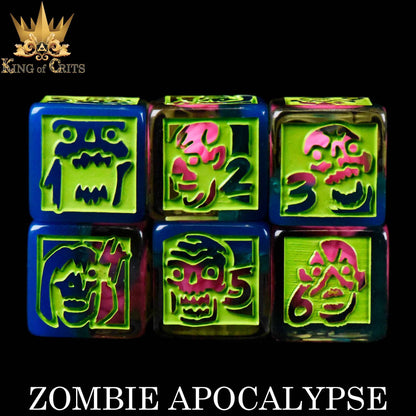 Zombie Apocalypse 11 Dice Set