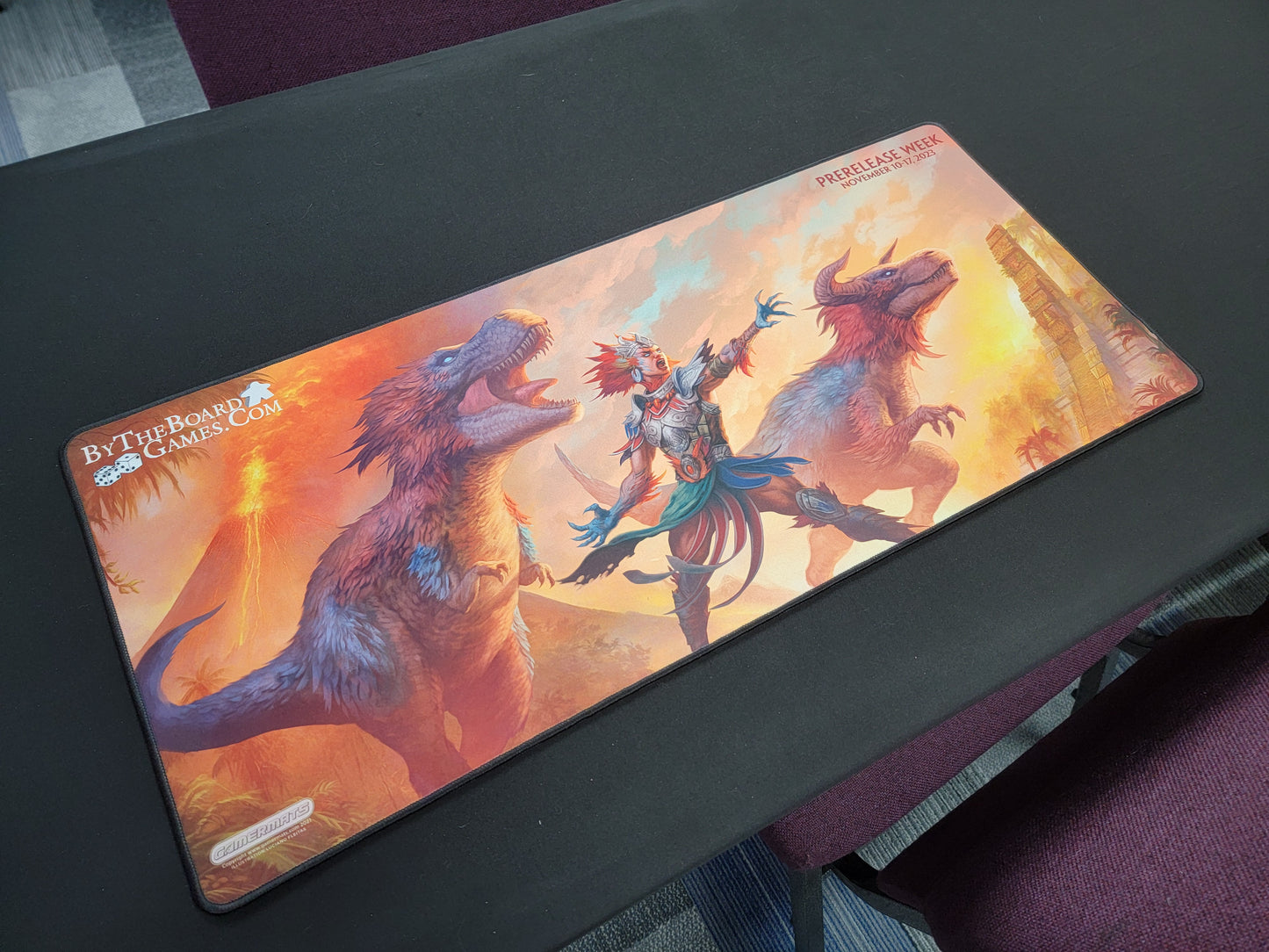 Gamermats - Deckmat - Lost Caverns of Ixalan Prerelease - 32" x 14" x 1/8"