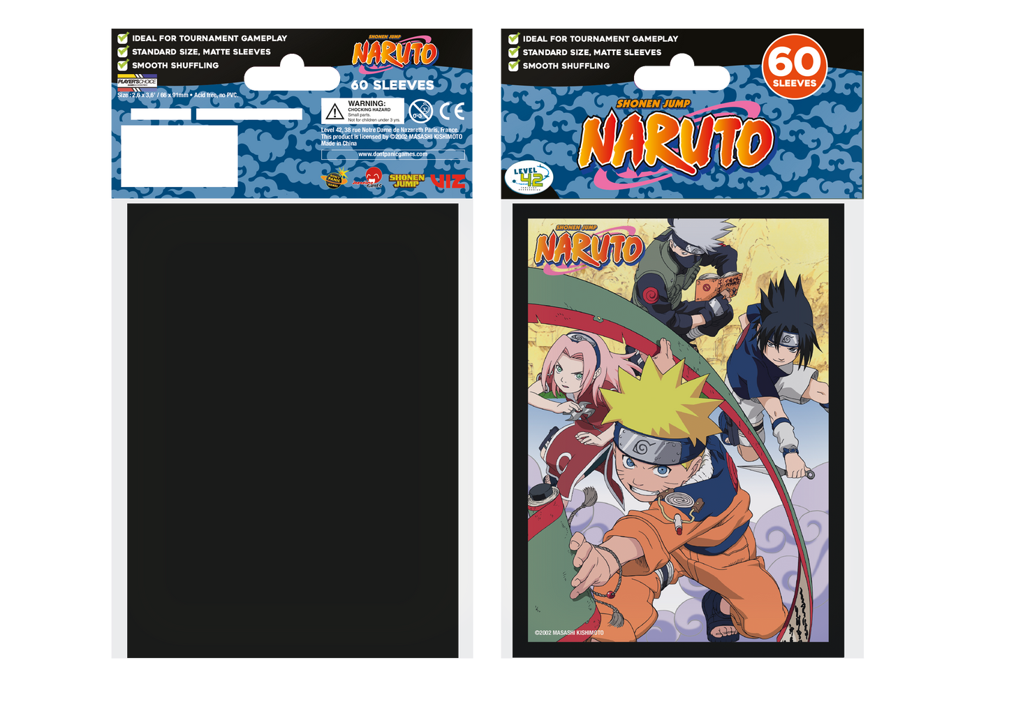 Officially Licensed Naruto Standard Sleeves - Konoha Team