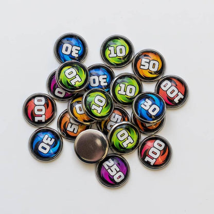 Handmade Damage Counters for the Pokémon TCG