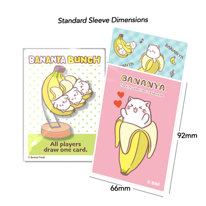 Officially Licensed Bananya Standard Sleeves - Pink