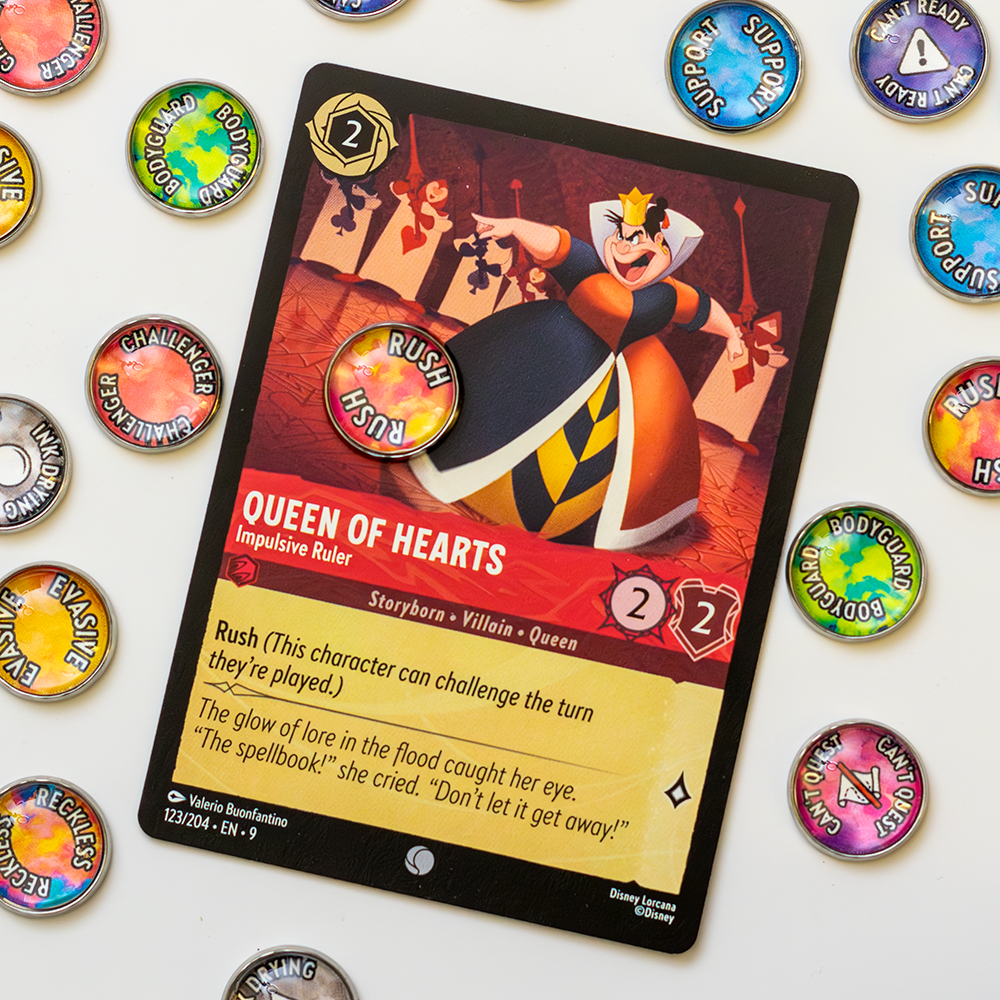 Handmade Status Token Set for the Lorcana TCG