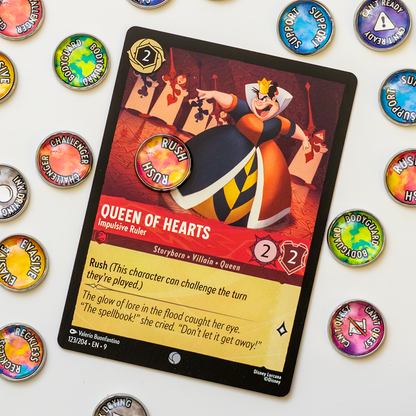 Handmade Status Token Set for the Lorcana TCG