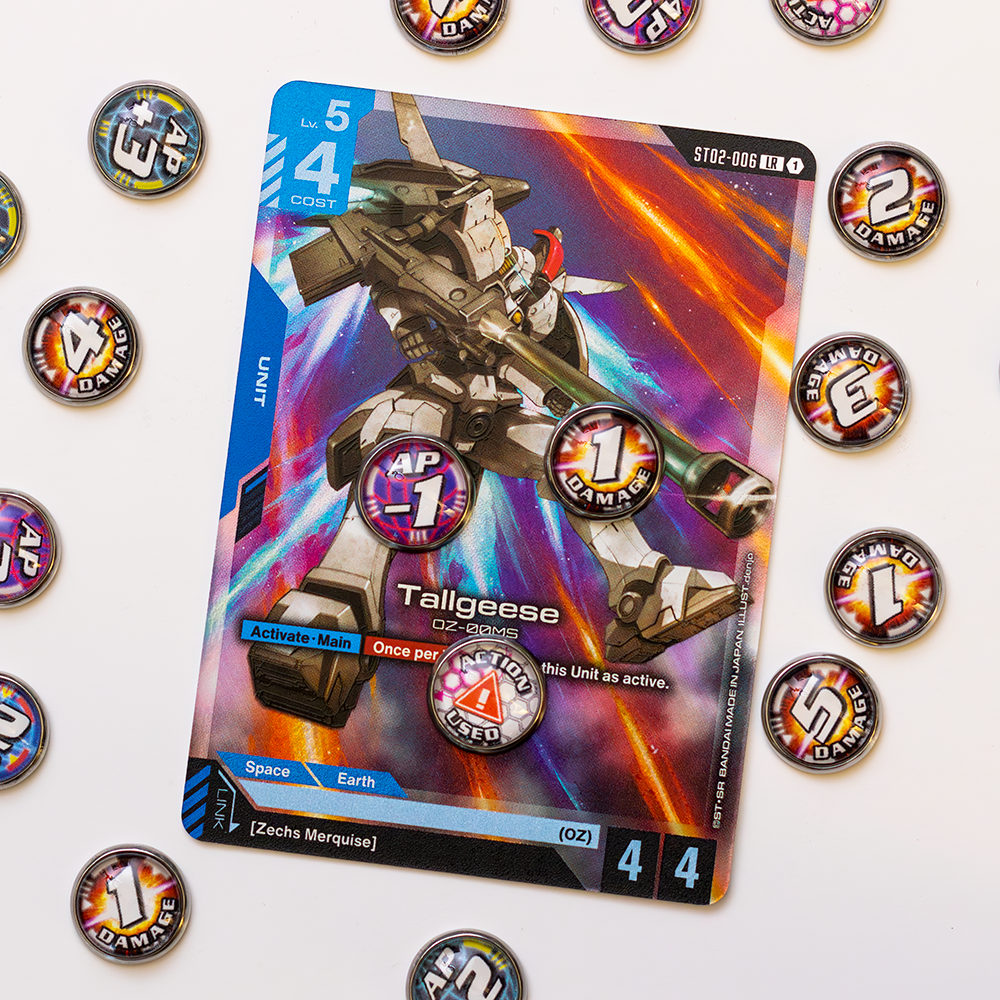 Handmade Counter Set for the Gundam TCG