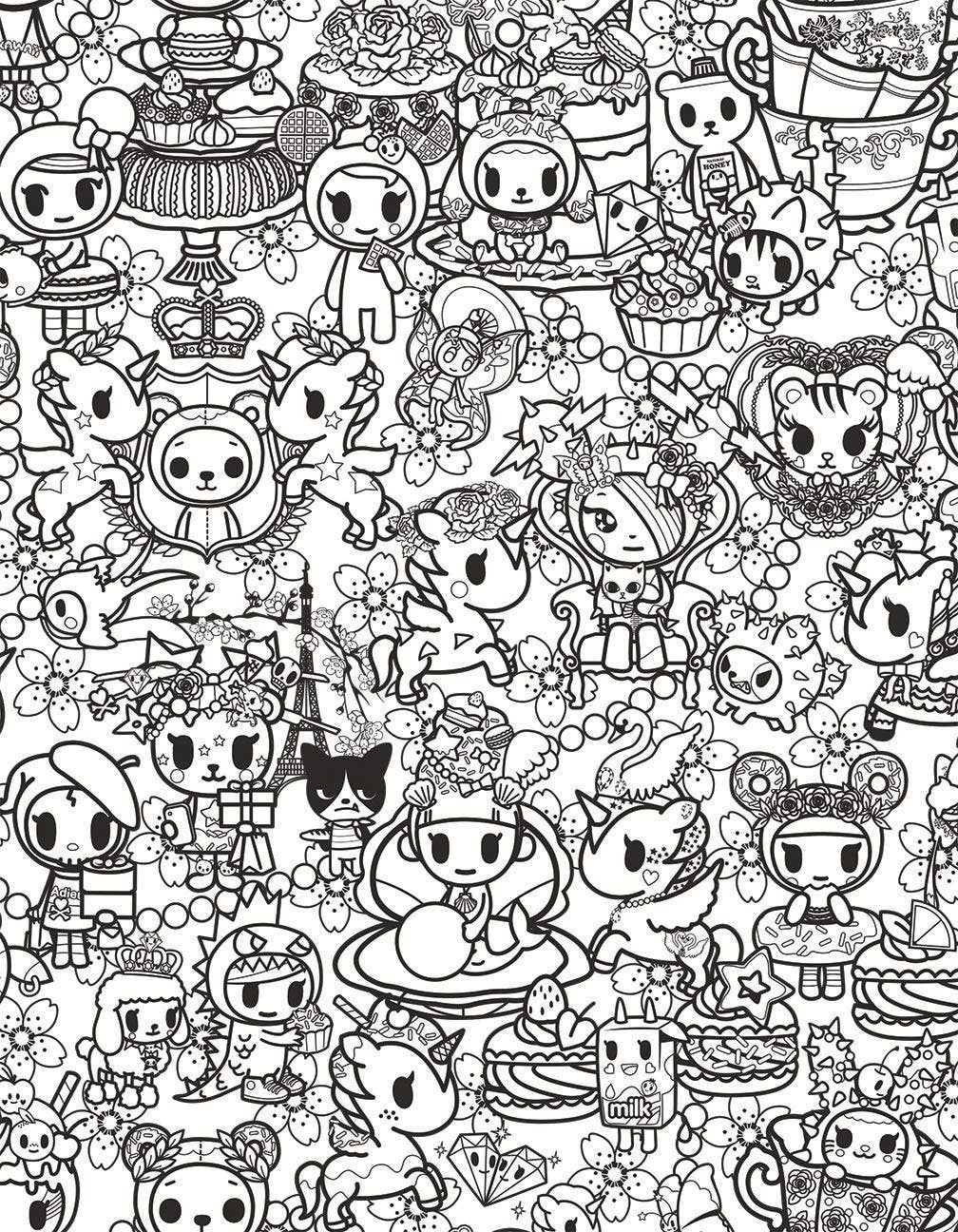 Tokidoki Coloring Party Coloring Book