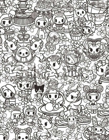Tokidoki Coloring Party Coloring Book