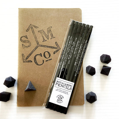 Metagaming Pencils  - Great for D&D, RPG, and more!