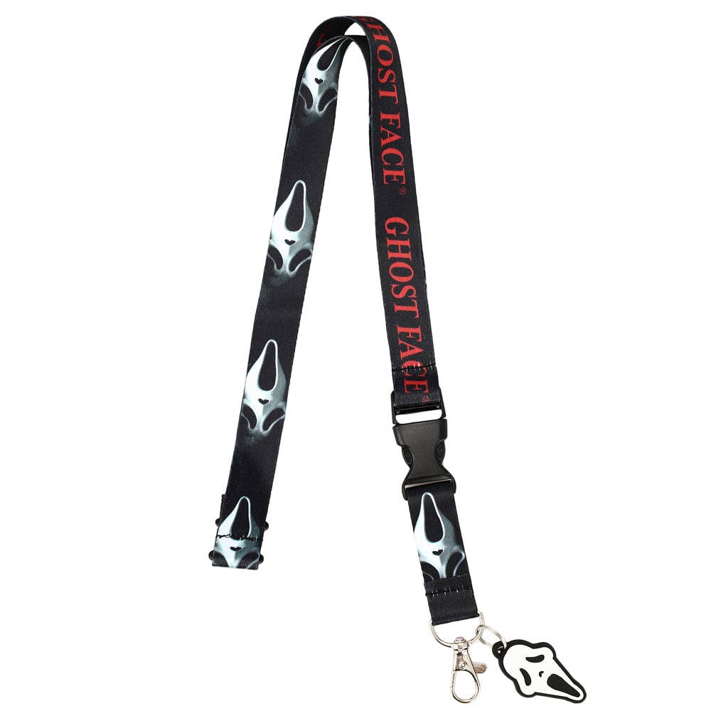 Ghostface Lanyard with Clear ID Sleeve