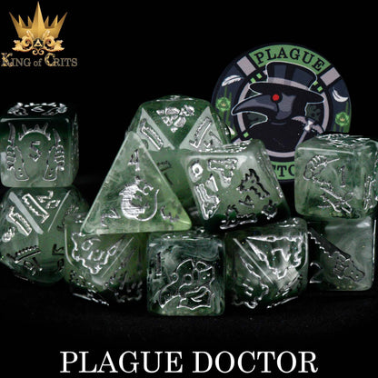 Plague Doctor - 11 Dice Set