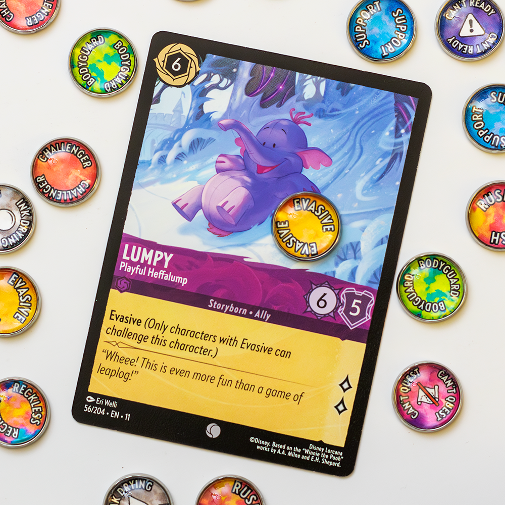Handmade Status Token Set for the Lorcana TCG
