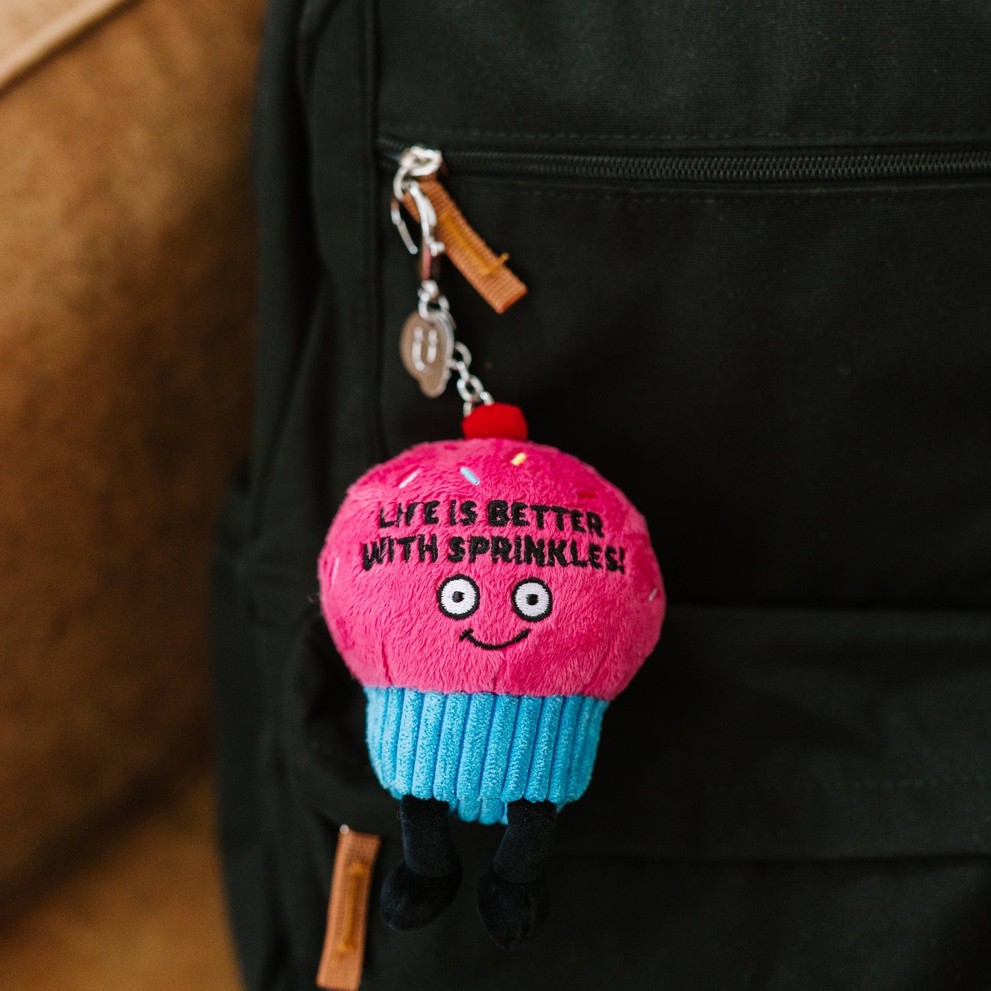 Punchkins Cute Plush Cupcake Keychain