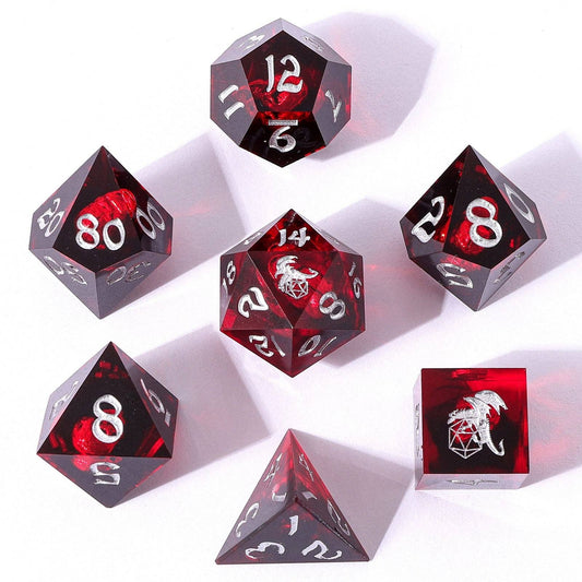 Captured Magic Sharp Edge Resin - Ghost Skulls Red & Black