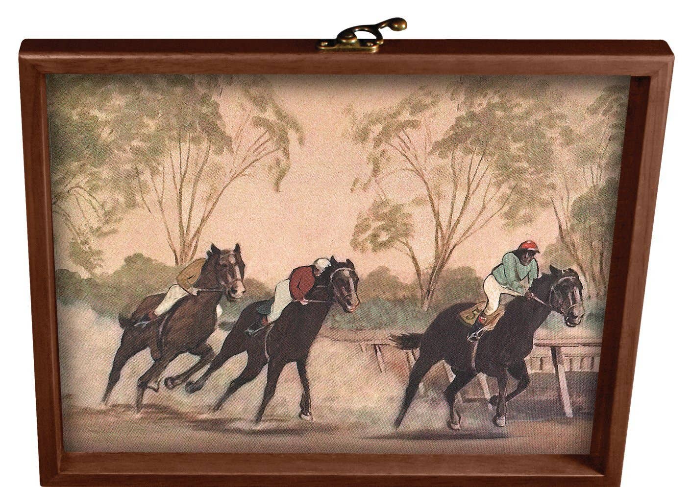 Grand National Horse Race Game in a Wooden Box