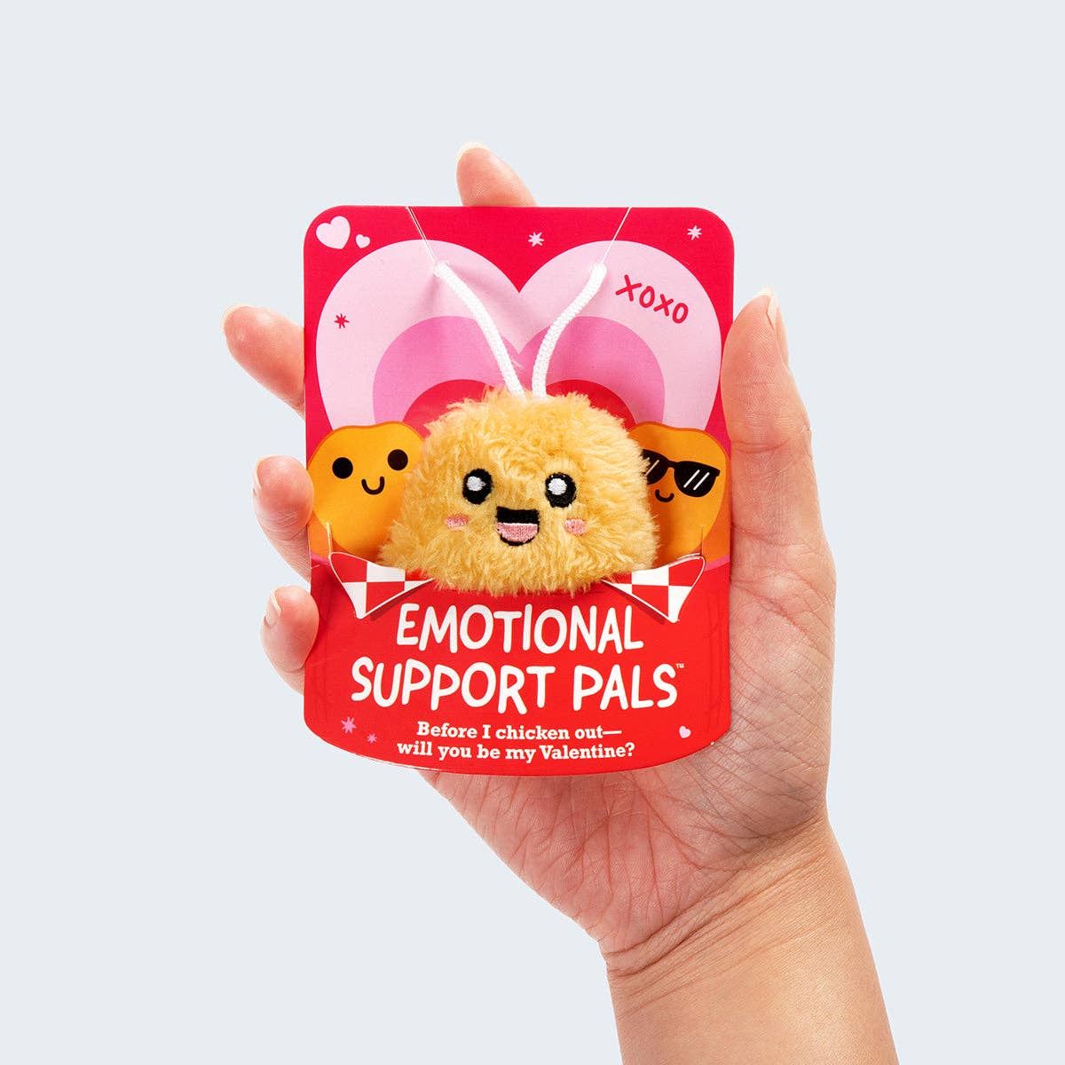 Emotional Support Nuggies Valentine's Day Cards 8 pack