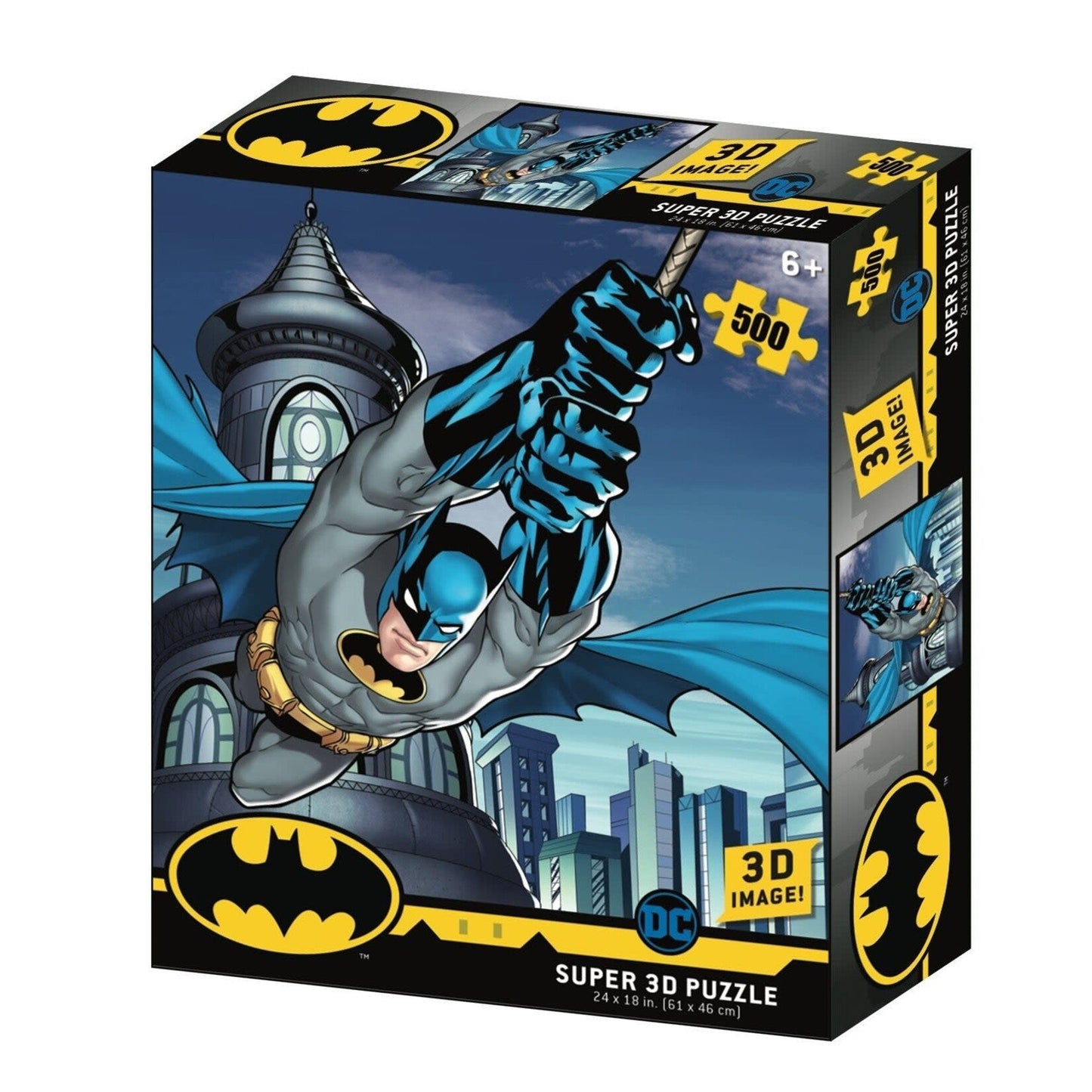 3D Puzzle: Batman Soaring Lenticular (500 pieces)