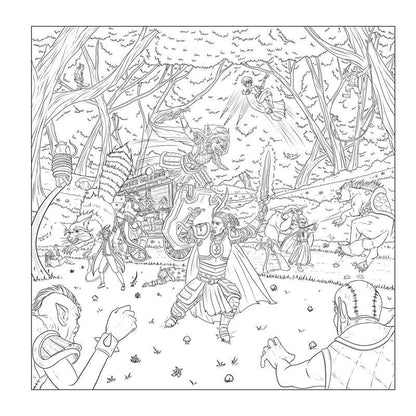 Düngeonmeister Goblin Quest Coloring Book