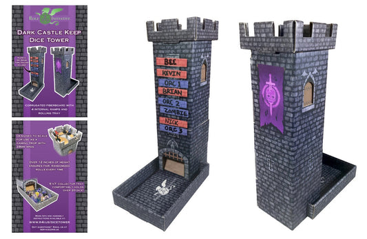 Dark Castle Keep Dice Tower w/ Turn Tracker