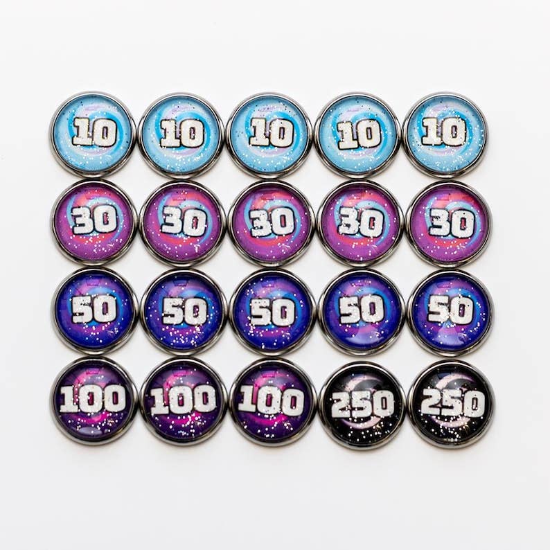 Handmade Damage Counters for the Pokémon TCG