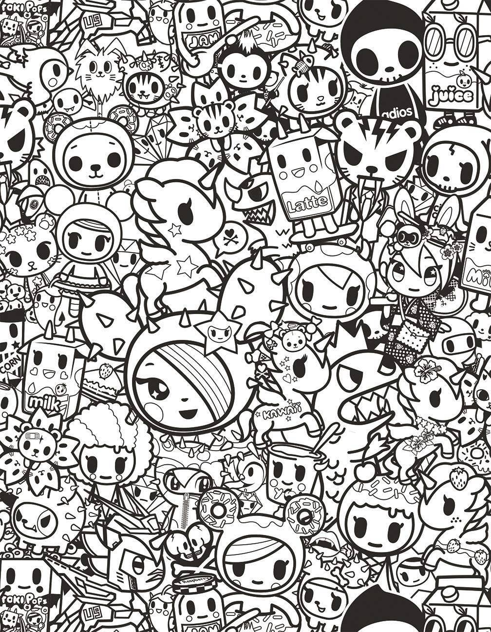 Tokidoki Coloring Party Coloring Book