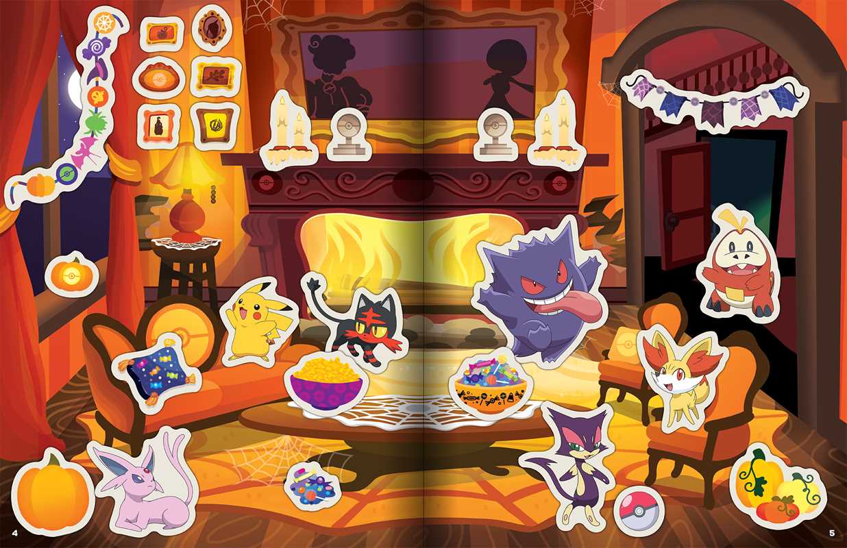 Pokémon Halloween: The Official Sticker Book