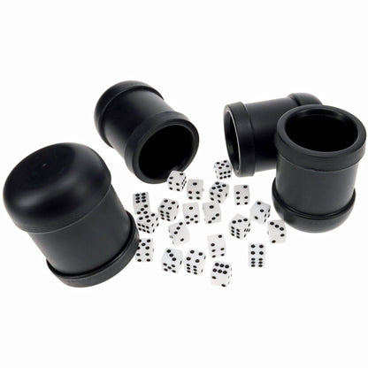 Liar's Dice Set of 4 Plastic Cups