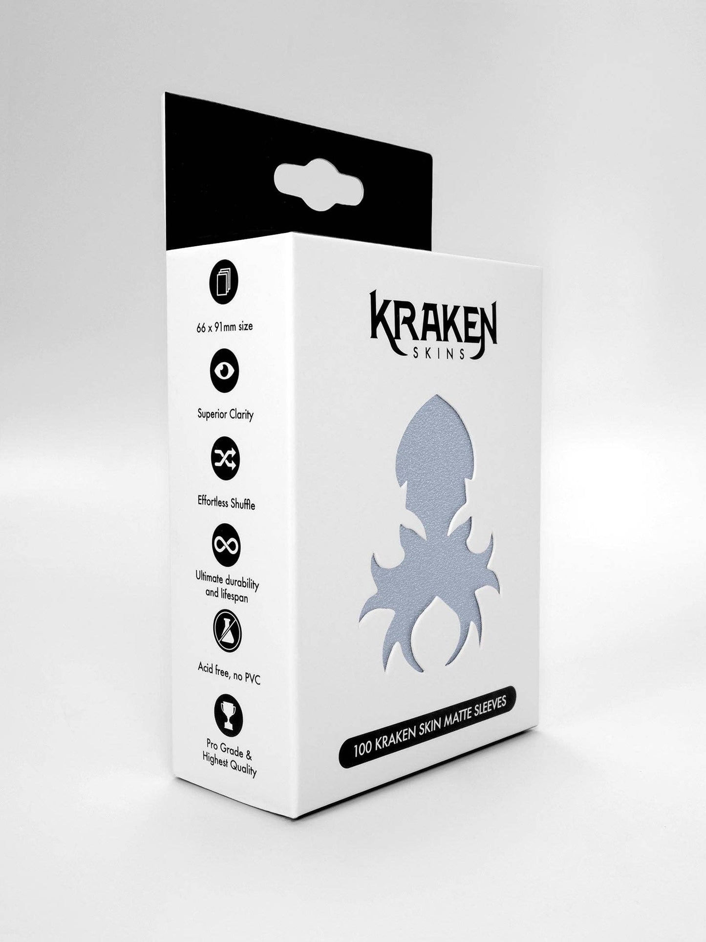 Kraken Skins: Slate Gray Matte Sleeves