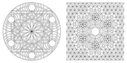 The Golden Ratio Coloring Book: And Mathematical Patterns