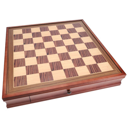 Wood Laminate Chess Board with Storage Drawers