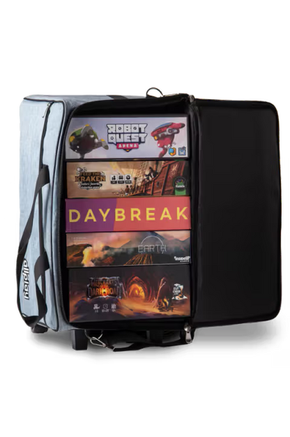 Rolling Board Game Bag - Black